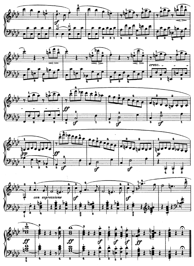 f小调第一钢琴奏鸣曲钢琴曲谱（图5）