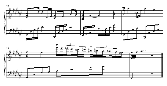 天才與白痴钢琴曲谱（图4）