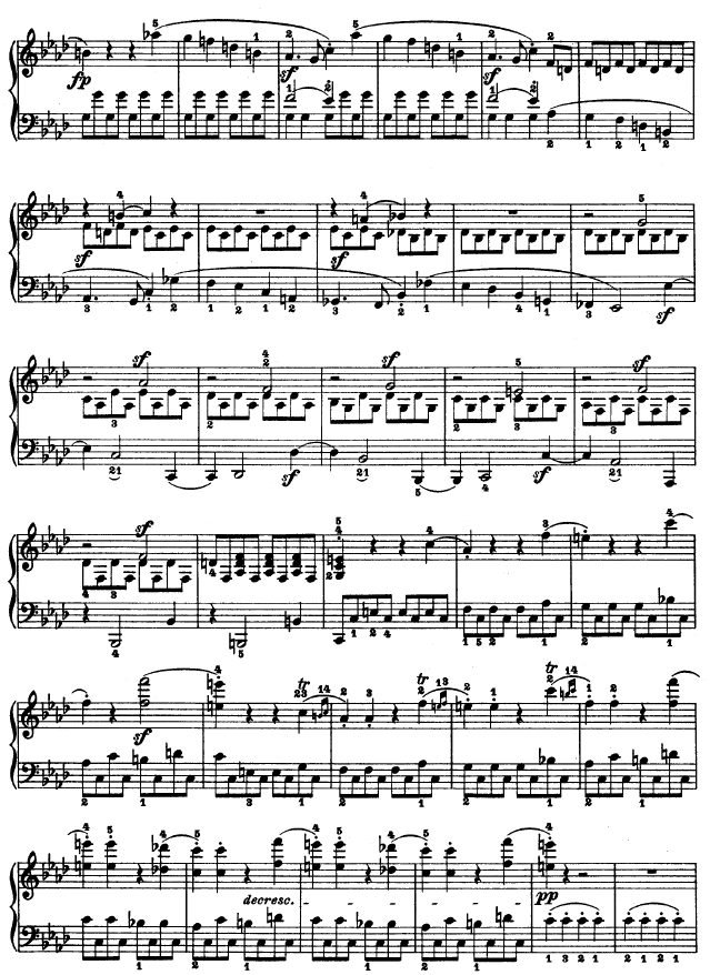 f小调第一钢琴奏鸣曲钢琴曲谱（图3）