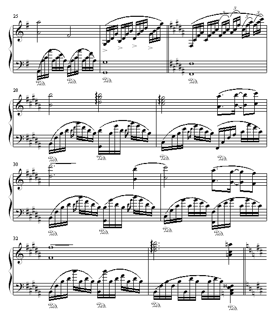 拉.梅尔钢琴曲谱（图3）