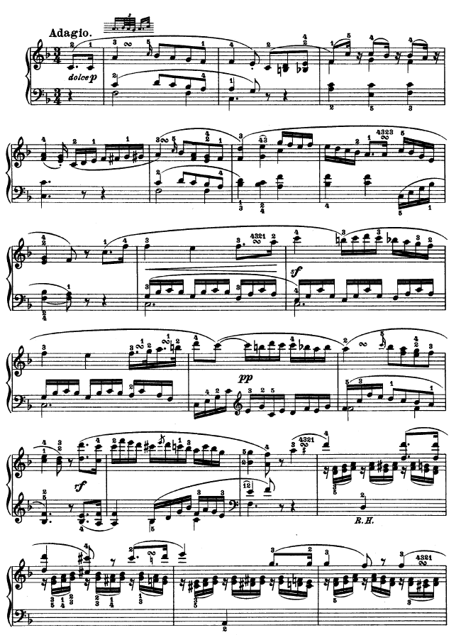 f小调第一钢琴奏鸣曲钢琴曲谱（图6）