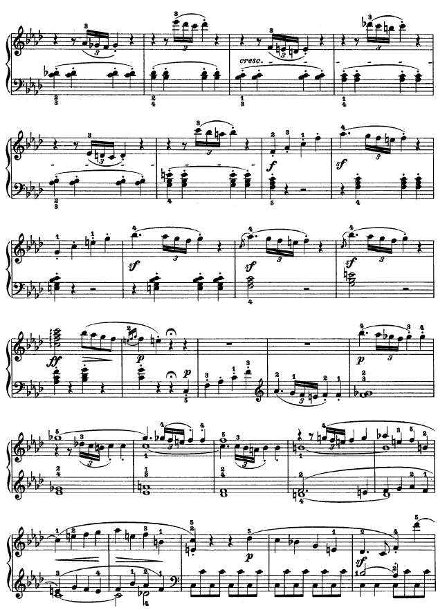 f小调第一钢琴奏鸣曲钢琴曲谱（图4）