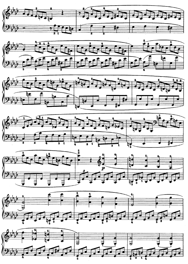 f小调第一钢琴奏鸣曲钢琴曲谱（图12）