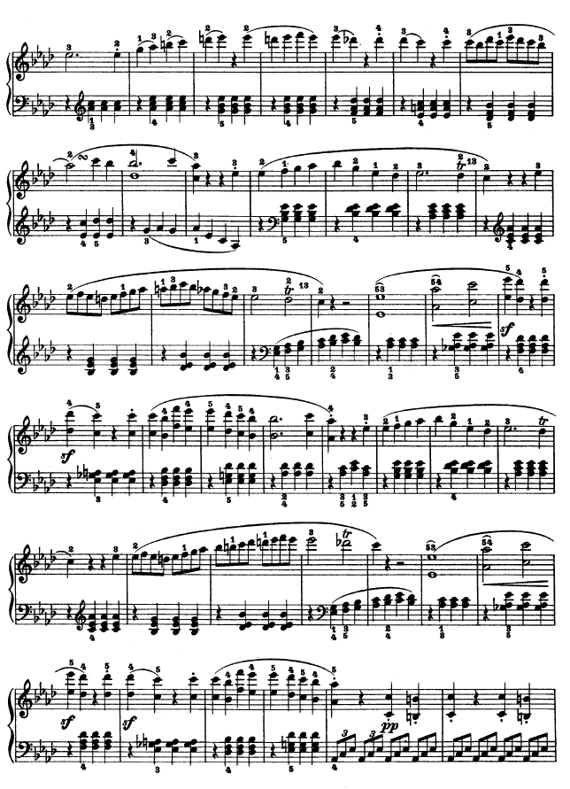 f小调第一钢琴奏鸣曲钢琴曲谱（图14）