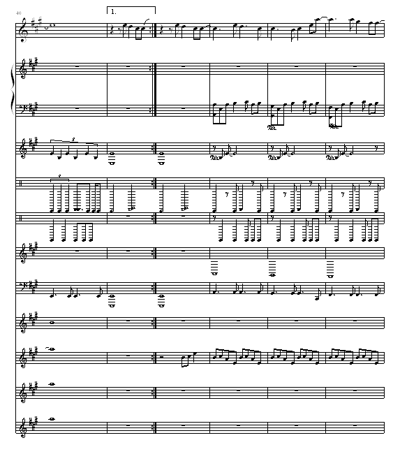 断了的弦-（总谱版）钢琴曲谱（图9）