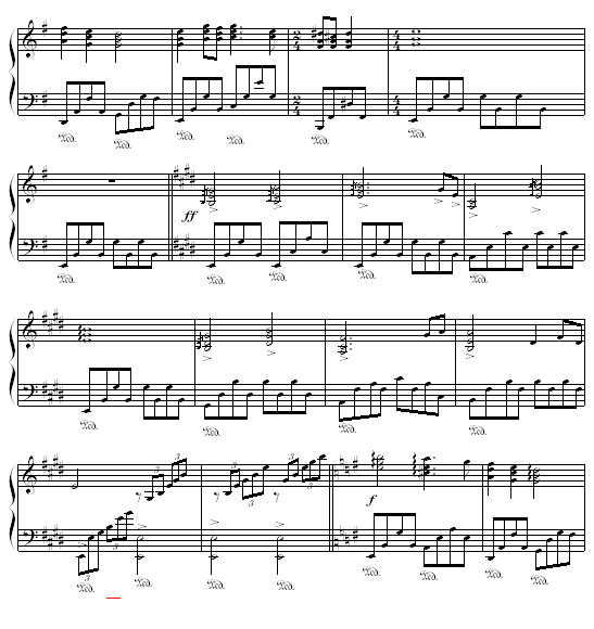 蓝色的爱 - dtsrichard版钢琴曲谱（图2）