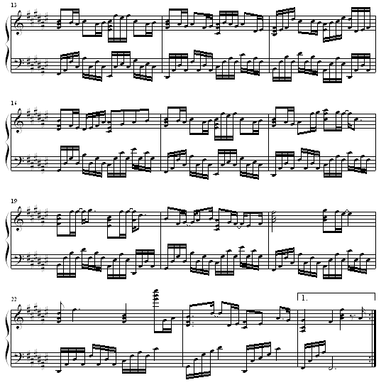 天才與白痴钢琴曲谱（图2）