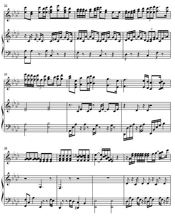 孤儿仔钢琴曲谱（图3）