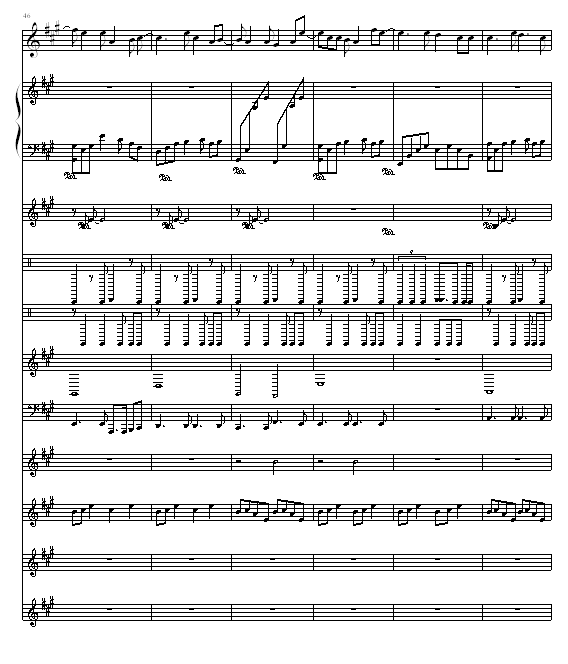 断了的弦-（总谱版）钢琴曲谱（图10）