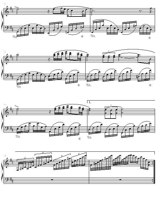 脆弱的心钢琴曲谱（图2）