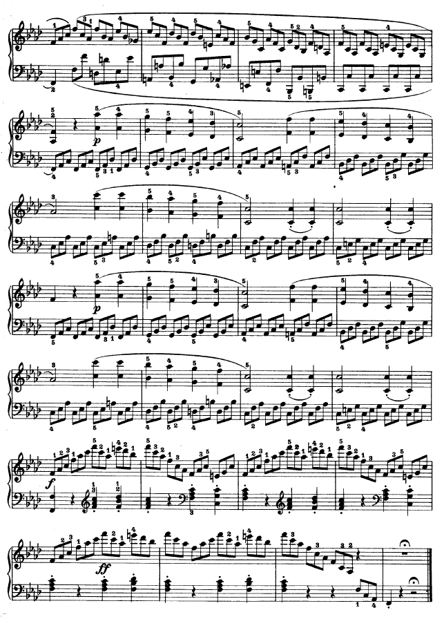 f小调第一钢琴奏鸣曲钢琴曲谱（图17）