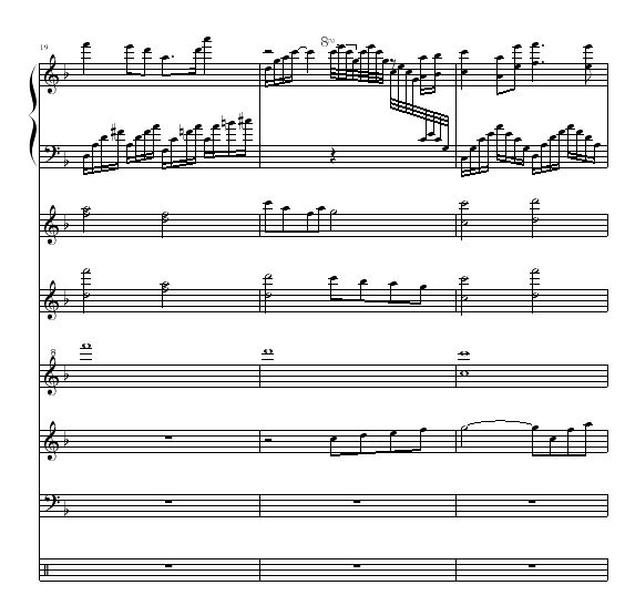 消逝的和弦（全谱）钢琴曲谱（图7）