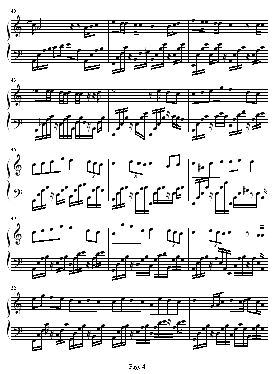 黑色毛衣钢琴曲谱（图4）