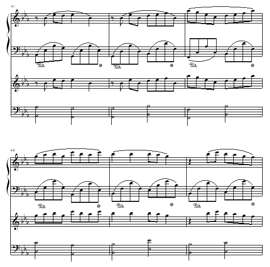 一段恋情钢琴曲谱（图11）