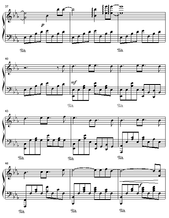 field of hope钢琴曲谱（图4）