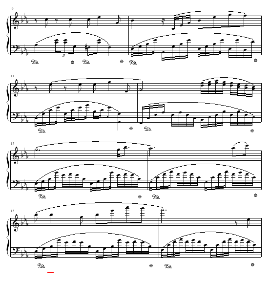 歌唱钢琴曲谱（图2）