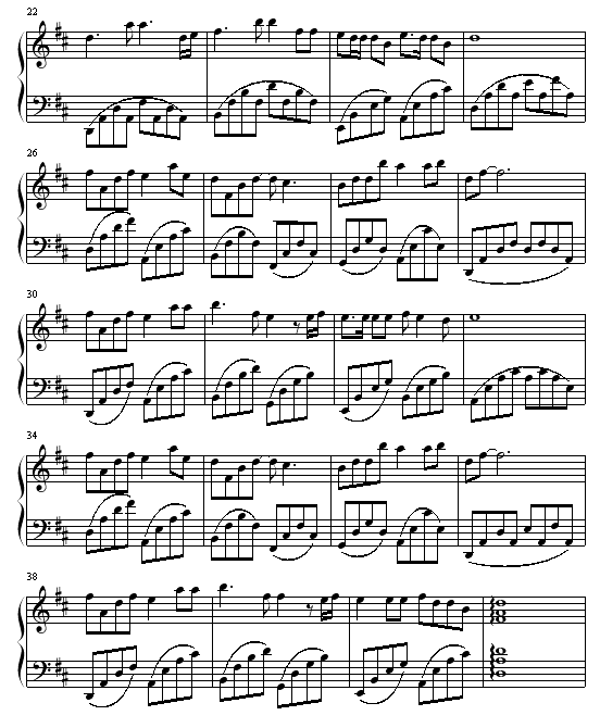 哭砂（秋来秋去）钢琴曲谱（图2）