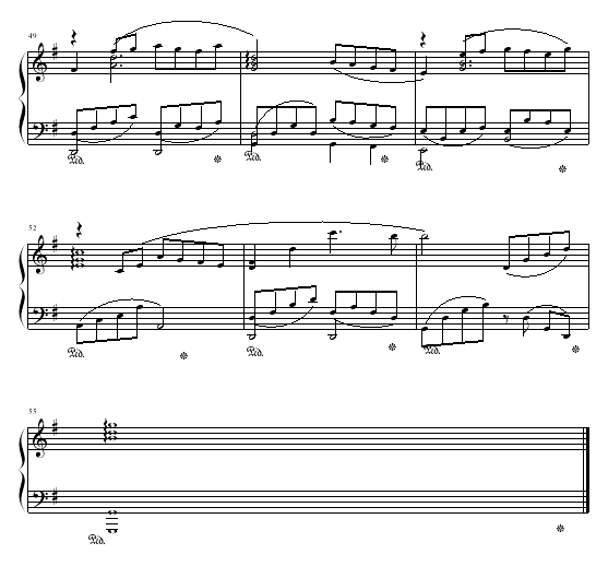 归途钢琴曲谱（图5）