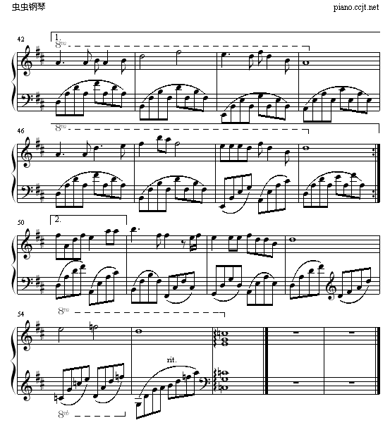 哭砂（秋来秋去）钢琴曲谱（图3）