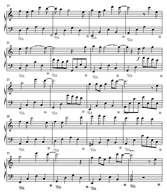 only love钢琴曲谱（图2）