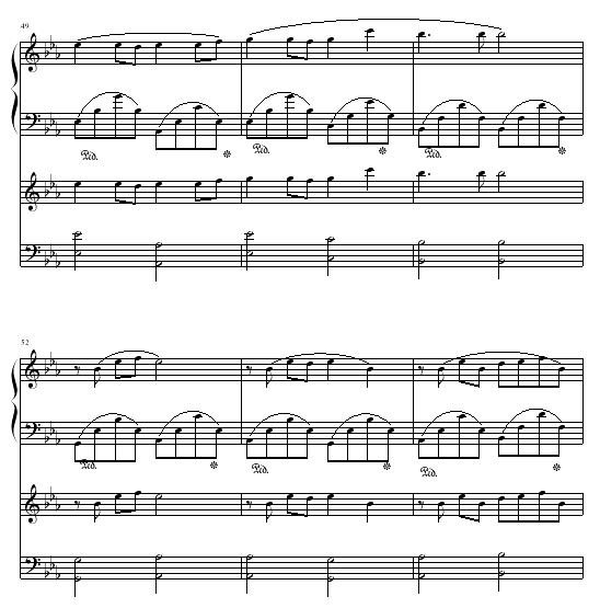 一段恋情钢琴曲谱（图9）