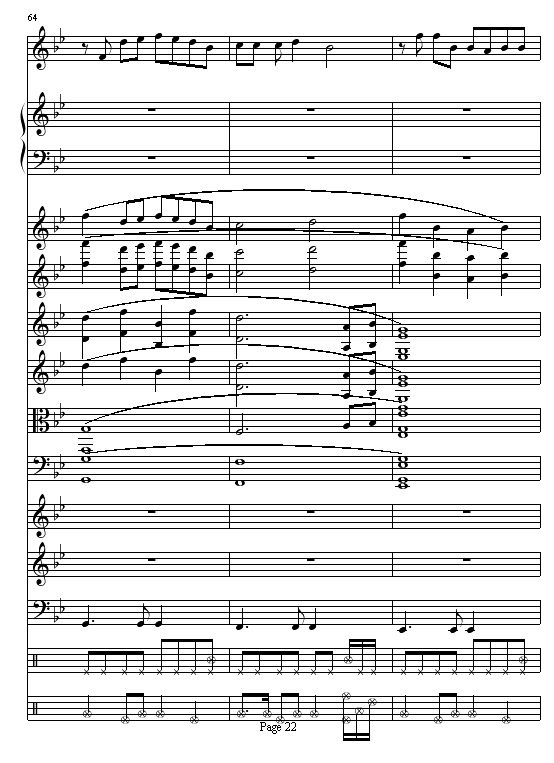 安静The One演唱会版（总谱）钢琴曲谱（图22）