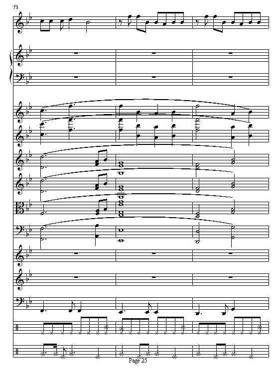 安静The One演唱会版（总谱）钢琴曲谱（图25）