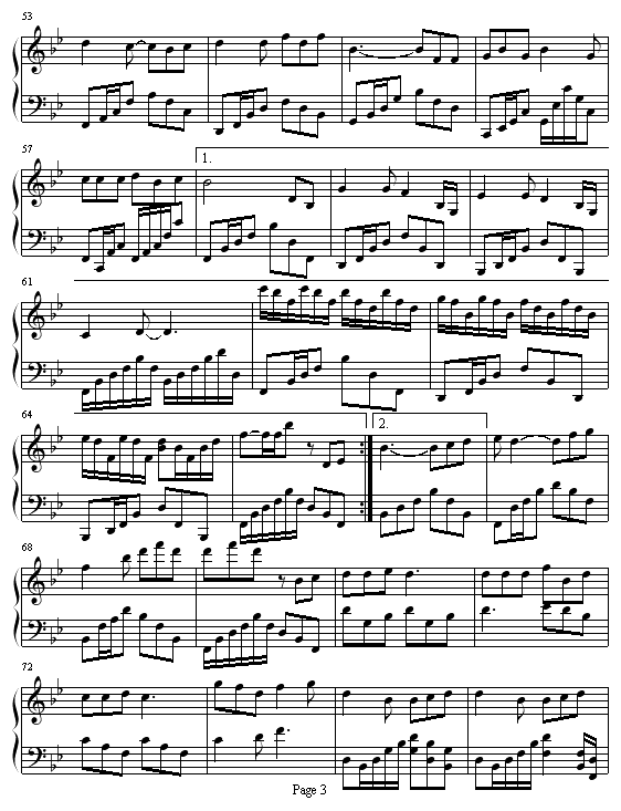 七友钢琴曲谱（图3）