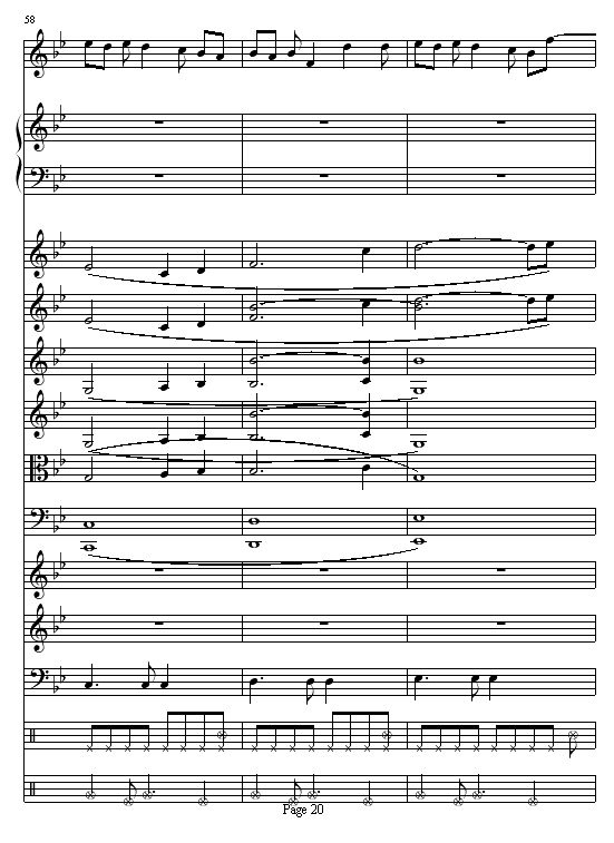 安静The One演唱会版（总谱）钢琴曲谱（图20）