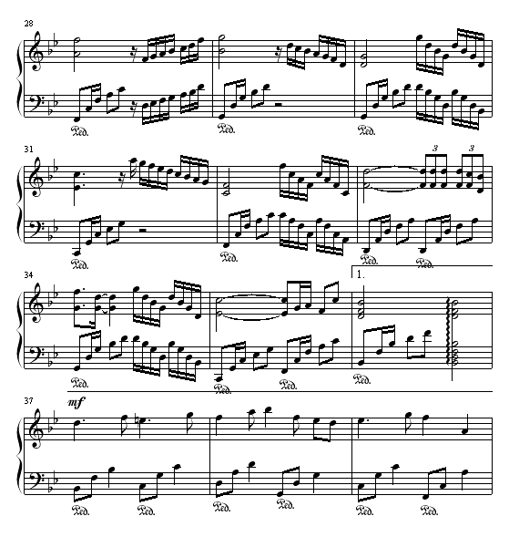 冬的迷茫钢琴曲谱（图3）