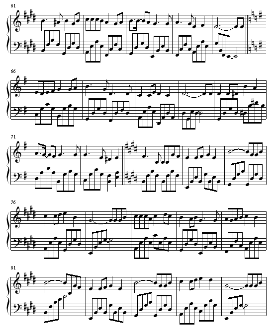 无赖钢琴曲谱（图4）