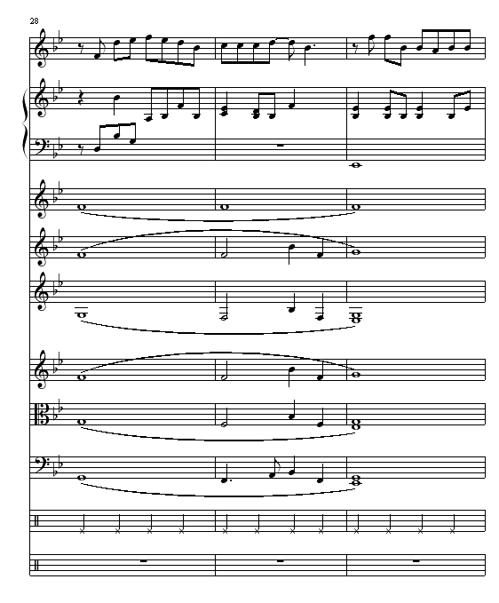安静The One演唱会版（总谱）钢琴曲谱（图10）
