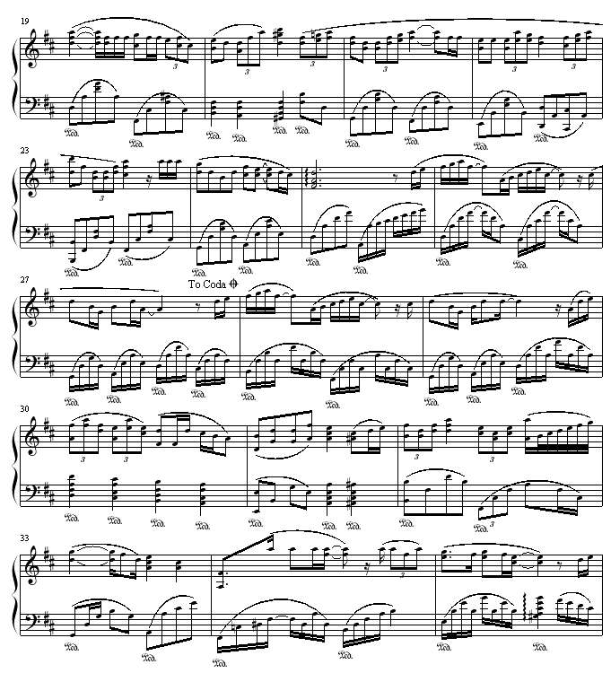 抱抱钢琴曲谱（图2）