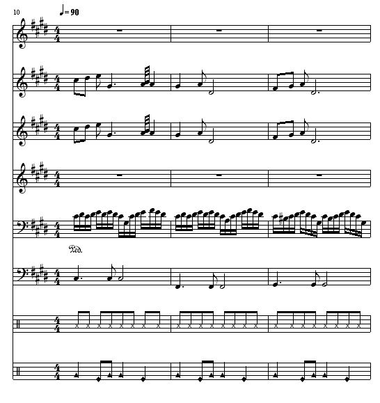 止战之殇-总谱版钢琴曲谱（图2）