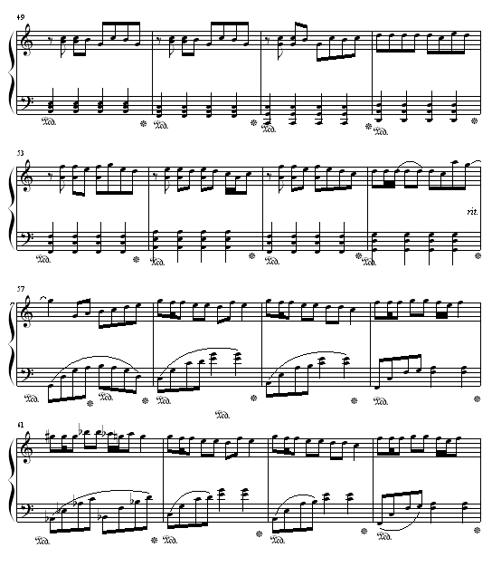 倒带钢琴曲谱（图4）