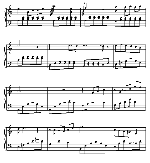 最爱是你钢琴曲谱（图7）