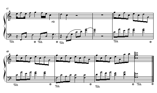 倒带钢琴曲谱（图5）