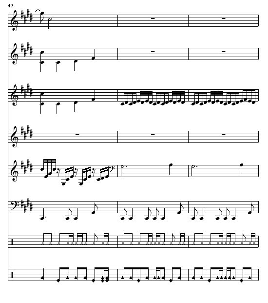 止战之殇-总谱版钢琴曲谱（图15）