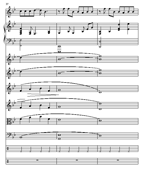 安静The One演唱会版（总谱）钢琴曲谱（图13）