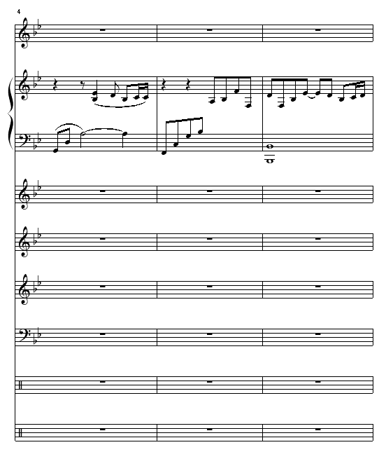 安静The One演唱会版（总谱）钢琴曲谱（图2）