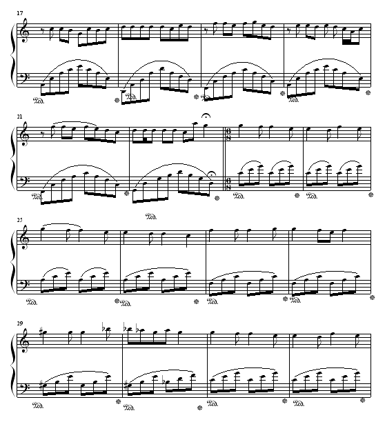 倒带钢琴曲谱（图2）