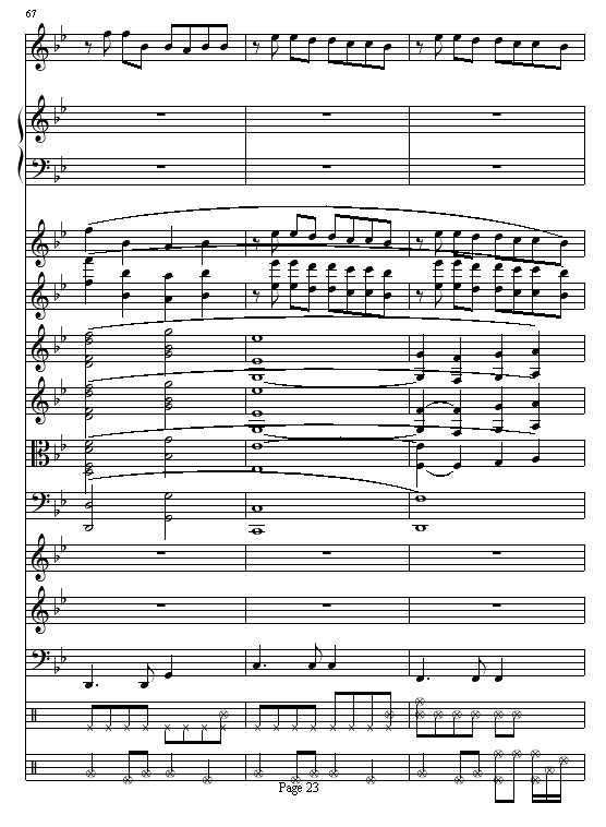 安静The One演唱会版（总谱）钢琴曲谱（图23）