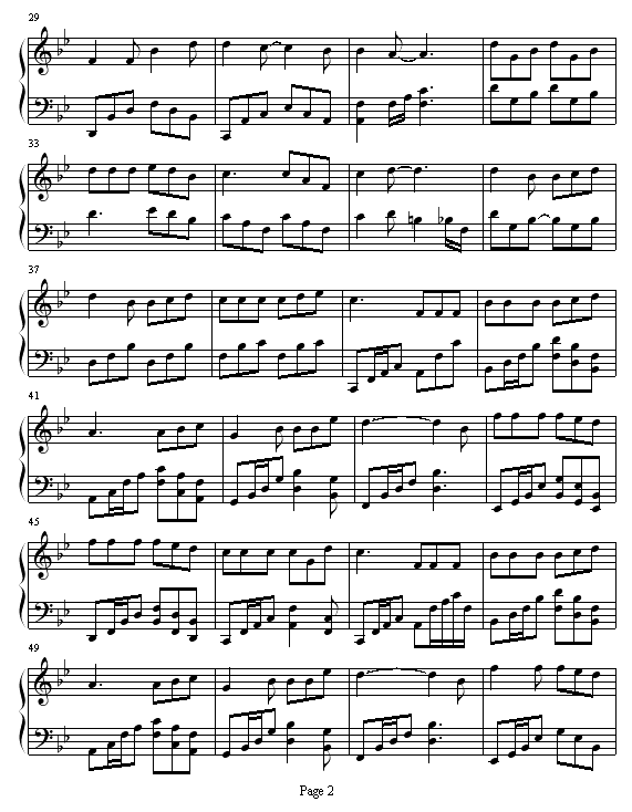 七友钢琴曲谱（图2）
