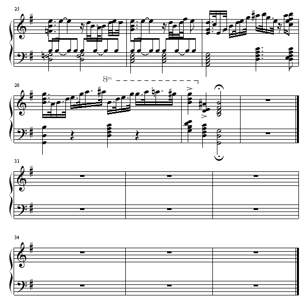爵士乐队钢琴曲谱（图3）