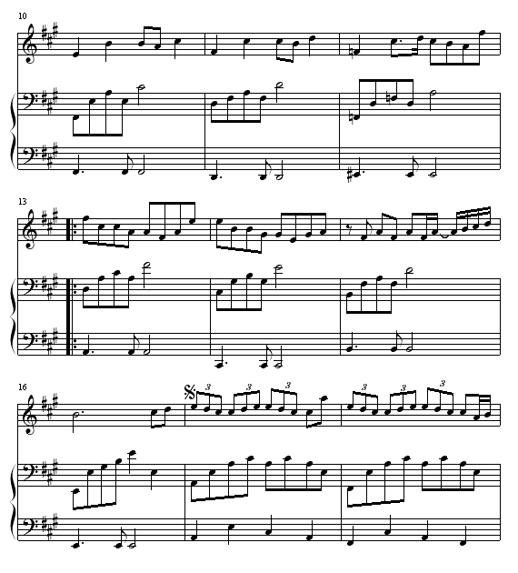 龙卷风钢琴曲谱（图2）