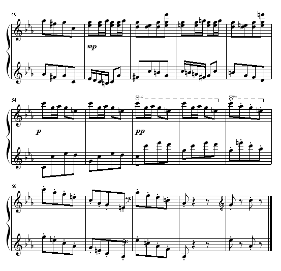 蚂蚁-谐虐曲No.2钢琴曲谱（图4）
