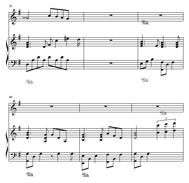 星晴钢琴曲谱（图5）