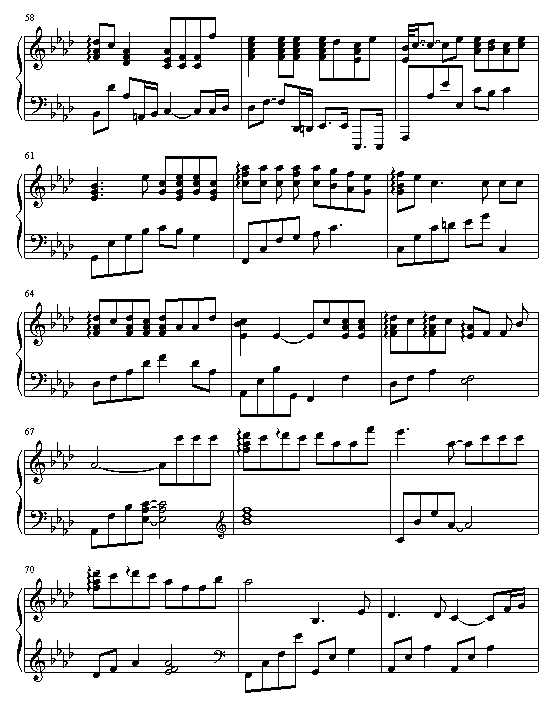 存在钢琴曲谱（图5）