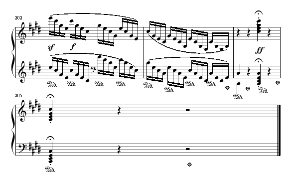 月光(第三乐章)钢琴曲谱（图18）