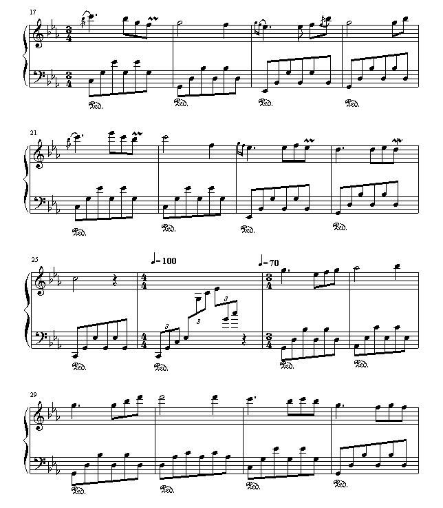相视的一刻钢琴曲谱（图2）